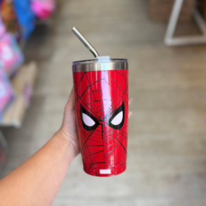 Vaso sorbete Spider Man